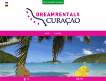 Tablet Screenshot of dreamrentalscuracao.com